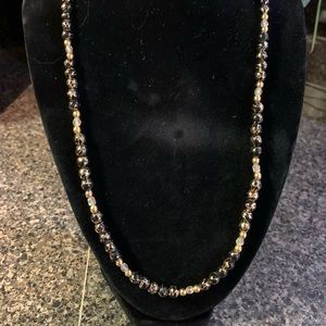 Handcrafted Necklace Glass/Swarovski/Gold plated